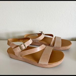 Kork Ease | Tiffani Leather Platform Sandals